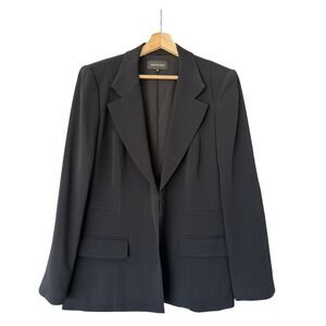 Kobi Halperin Black Hook and Eye Tailored Blazer Structured Jacket Womens XL